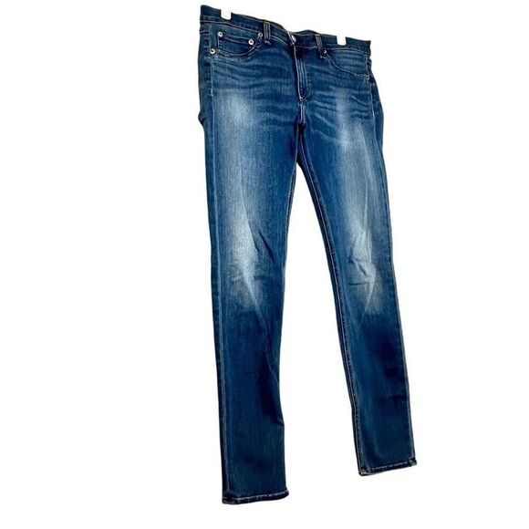 Rag & Bone Low Rise Stretch Skinny Denim Jeans Medium Wash Size 31 - Picture 2 of 6